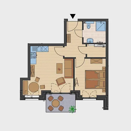 Binnendiek Haus 1 2 Apartman Büsum
