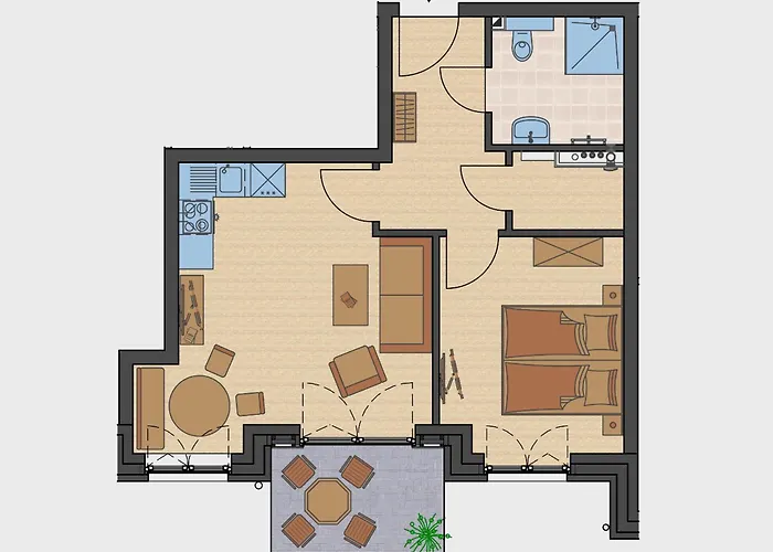 Binnendiek Haus 1 2 Lägenhet Büsum